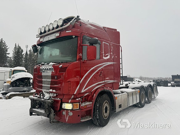 Lastväxlare Scania R620 8x4 med plogfästen