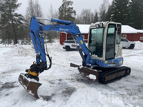 Minigrävare med rototilt Nagano N36