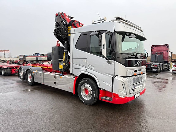 Kranväxlare volvo fm460 lågmil storkran med jibb