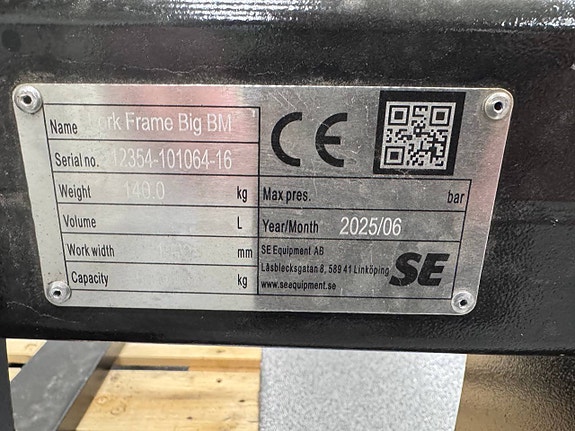Nya Pallgafflar 5 ton Stora BM 10.500:- Billig frakt 3 of 3