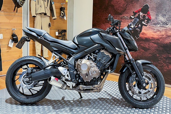 Honda CB 650 F |Dominator helsystem|Oxford värmehandtag| Nyservad|