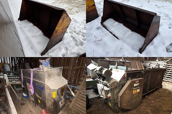 Skopa 2st, Kraftfodervagn & Ensilagerivare