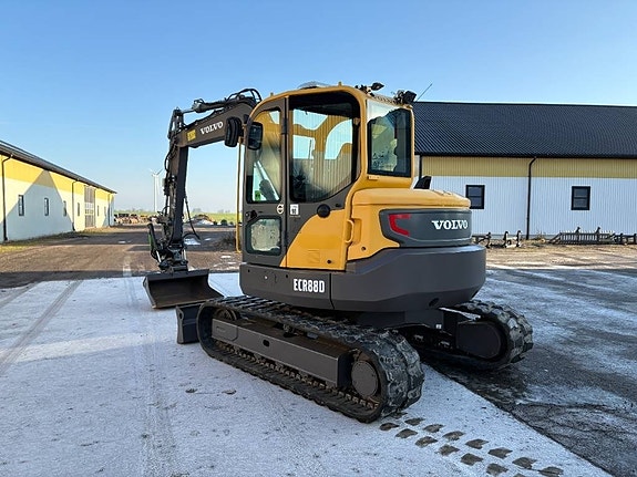 Volvo ECR88D grävmaskin, endast 2200 tim