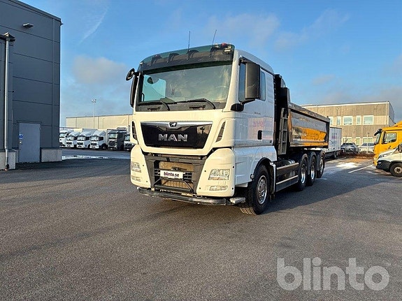 Lastbil Tridem tippbil MAN TGX 35.500 8X4-4 BL