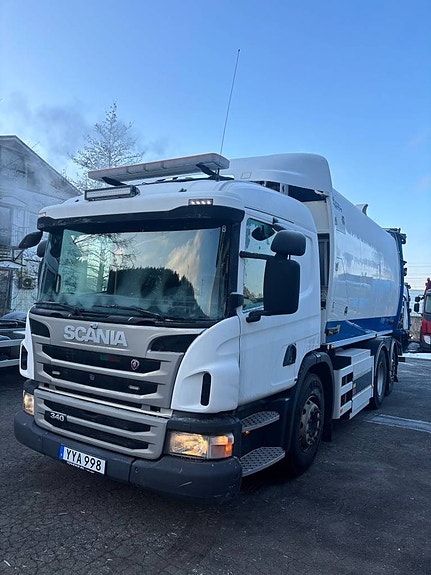 Scania P340 sopbil fyrfack 2017
