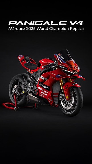 Ducati Panigale V4 Márquez 2025 World Champion Replica