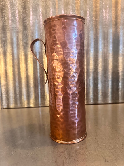 Vintage/ Hamrad Kopparvas 60-tal från Bo Svensk