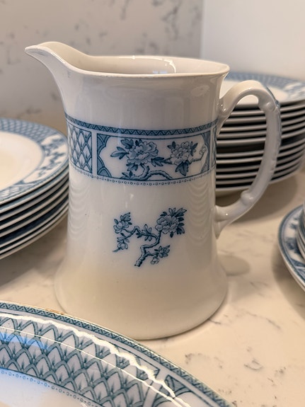 Antikt porslinsset – The Exeter, Johnson Bros England Upphämtning senast 23/1