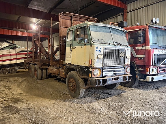 Timmerbil + Kran - Volvo FB, Jonsereds