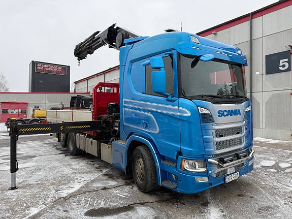 Scania Next Generation R 410 6x2 Kranbil Stor kran