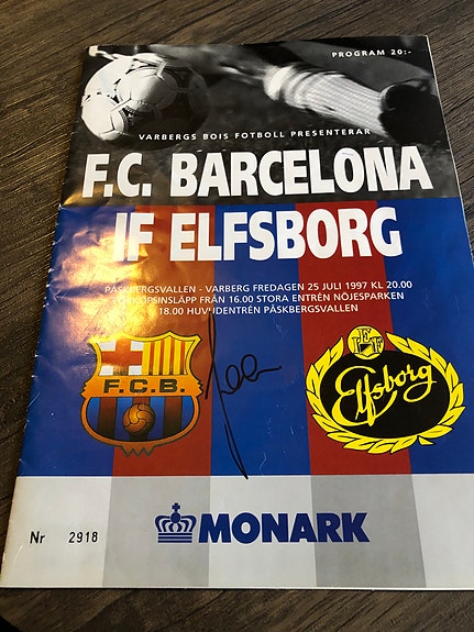 F.C. Barcelona vs IF Elfsborg Matchprogram