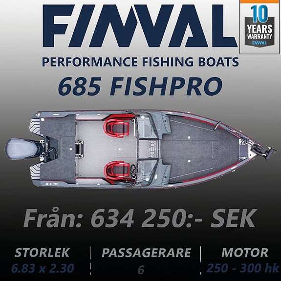 FINVAL 685 Fish Pro - 2026 - KAMPANJ ränta 3.95%