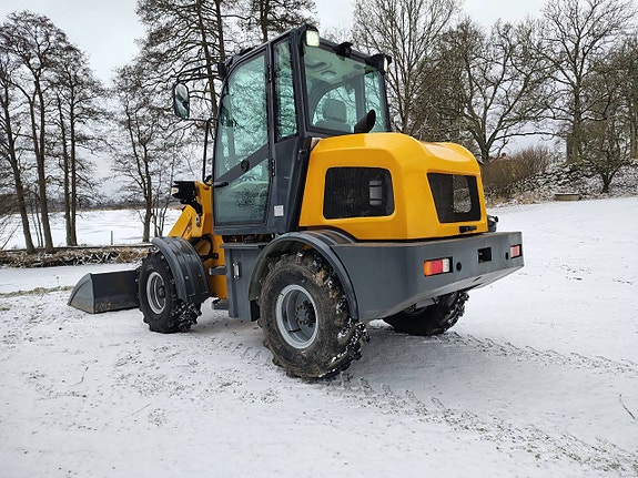 Kima 15 hjullastare Steg V med skopa snöblad & gafflar