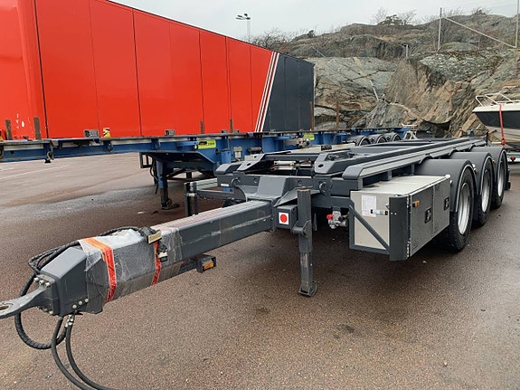 Nor Slep 24t lastväxlarkärra tipp tvillinghjul LAGER