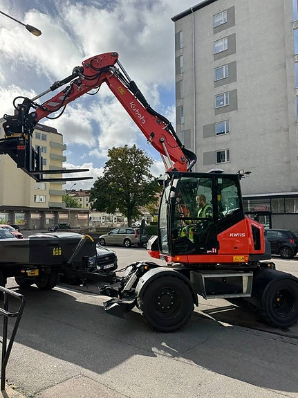 Kubota KW 95 KW 115 Hjulgrävare  5år garanti