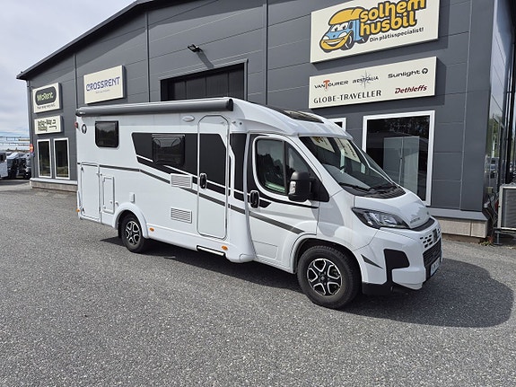 Sunlight Van 66 Adventure kompakt med långbäddar, 140 hk, automat, kanonfin