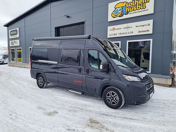 Sunlight Cliff 601 Adventure automat, 5 sovplatser, metallic, dieselvärme