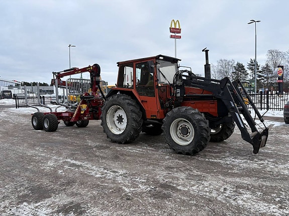 Valmet 705 med ny Skogsvagn Tajfun GAP 90!  475,000 kr