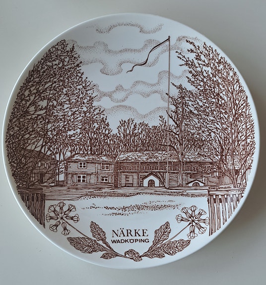 Samlartallrikar Närke, Gustavsberg