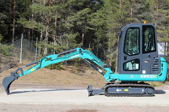 KAMPANJ! SUNWARD SWE20F MINIGRÄVARE - 2 ton Grävmaskin
