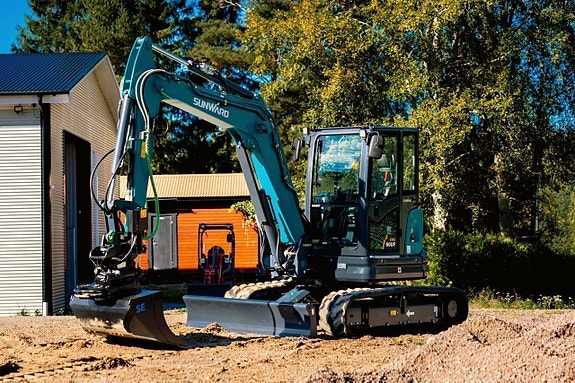 NY! Sunward SWE60UF Grävmaskin - Steelwrist Paket med Grip