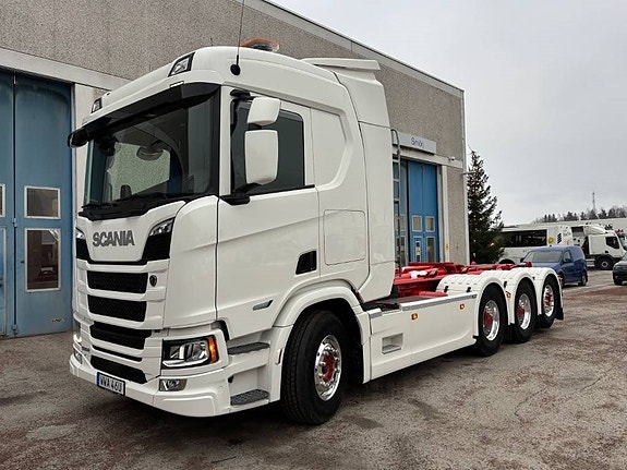Scania R560 8x4 Tridem Hiab 26ton Lastväxlare