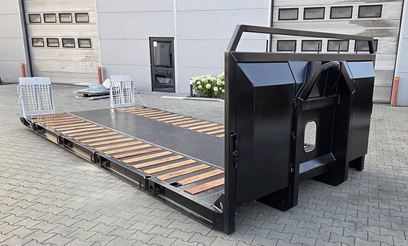Maskinflak lastväxlarflak 24t 6m RMTruck