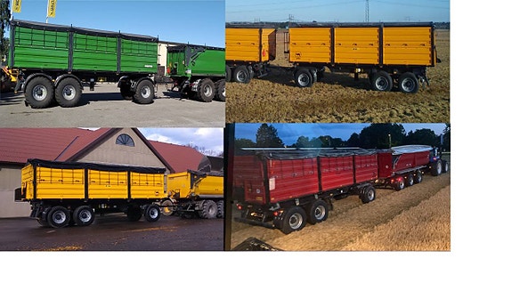 Wielton spannmålsvagn 3-axlig 19-21 ton