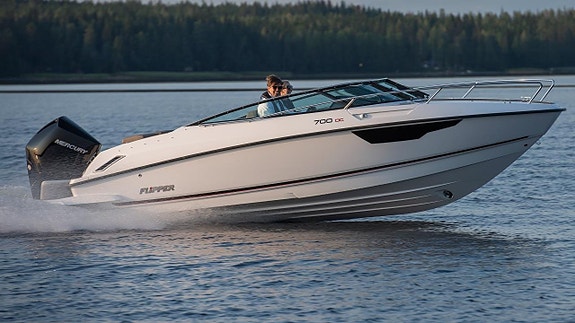 Flipper 700 DC. Mycket välutrustad, Utställningsbåt. Mercury 3 of 3