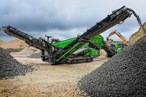 Grovsorterare med stor siktyta