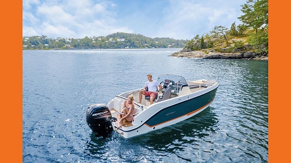 Uttern S59 Mercury F150 och trailer