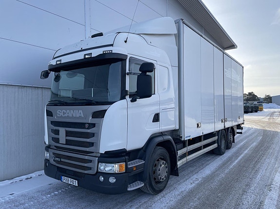 Scania G370 6x2*4 Skåpbil öppningsbarsida lucka