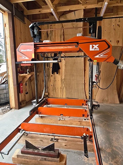 sågverk för grova stockar