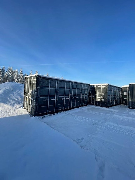 Container 20ft öppningsbar långsida envägs