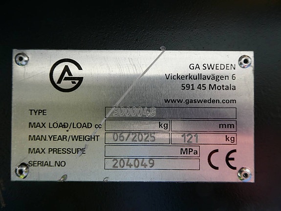 Ny GA Tjälkrok med Grävfäste Hydrema 4 of 5