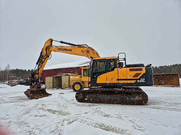 Hyundai HX 220L 360 kam Moba 3D / GPS D-värmare Tiltrotator