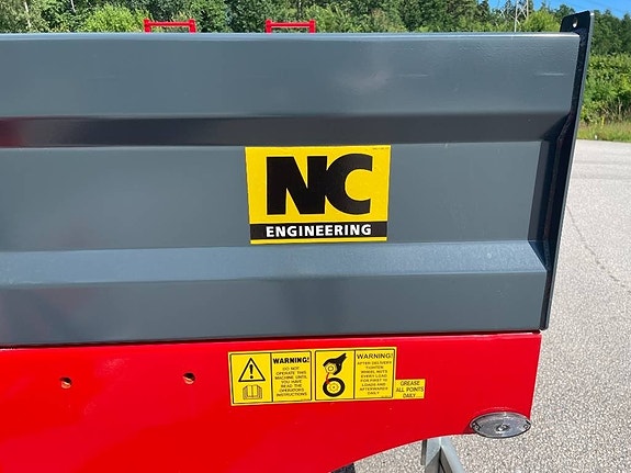 NC 2axl traktordragen maskintrailer 16T 12 of 24