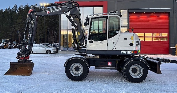 Terex TW 110 + 2-axlad vagn med tipp.