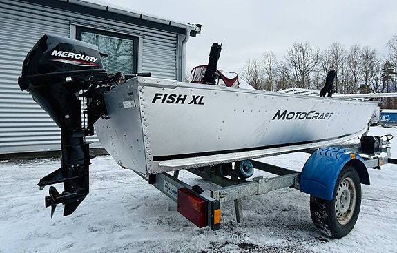 Motocraft Fish XL med Mercury 9.9 hk - prisvärd aluminiumbåt