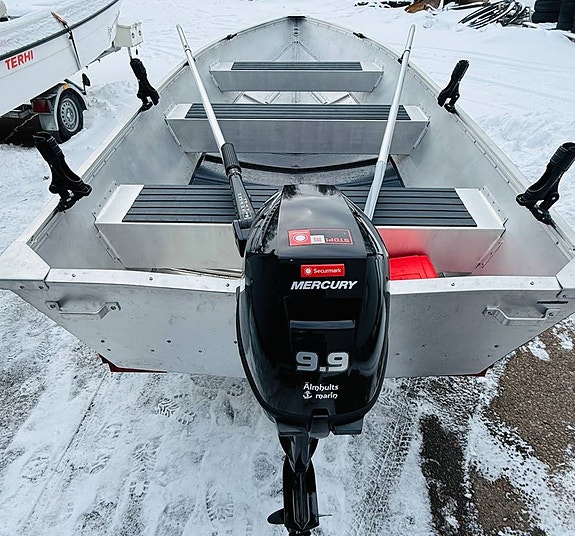 Motocraft Fish XL med Mercury 9.9 hk - prisvärd aluminiumbåt