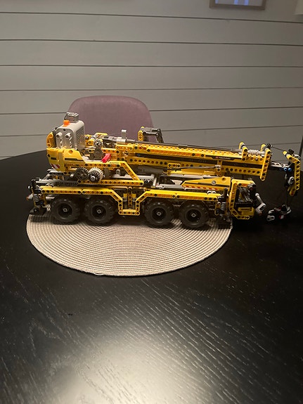Lego Technic mobilkran gul