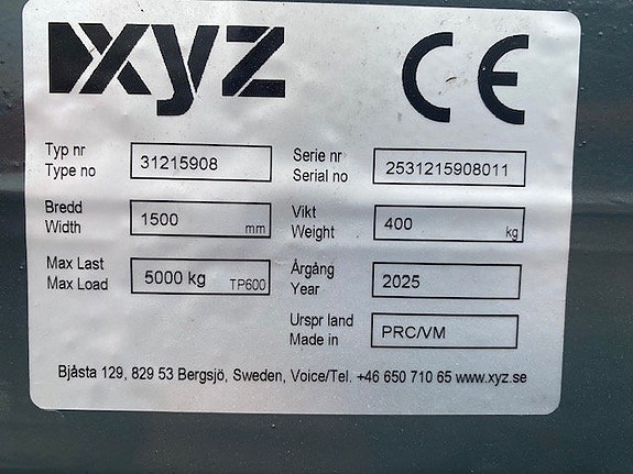 Hydrauliska pallgafflar SBM och Trima 4 of 7