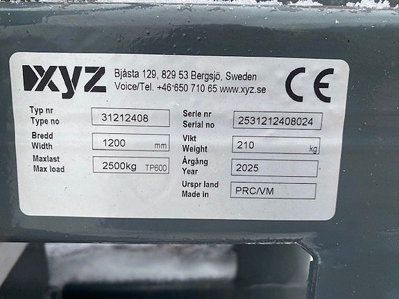 Hydrauliska pallgafflar SBM och Trima 7 of 7