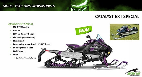 Arctic Cat  ZR 858 EXT Special EPS 2026 2 of 3