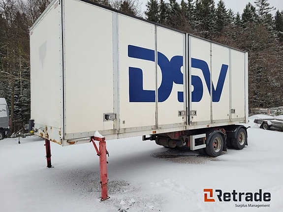 Link trailer PARATOR VX 15-20 med öppningsbar sida