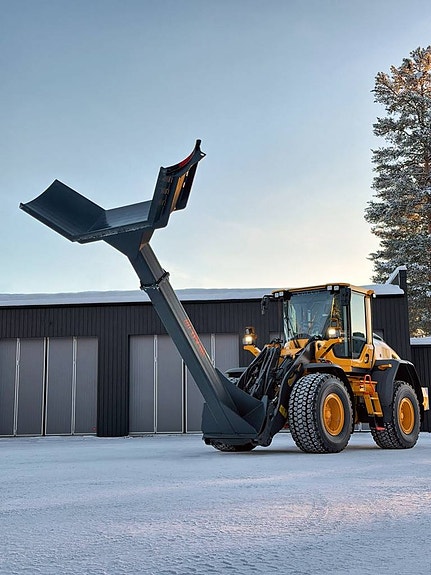 YPV Flisraka / spånraka / pusher i lager