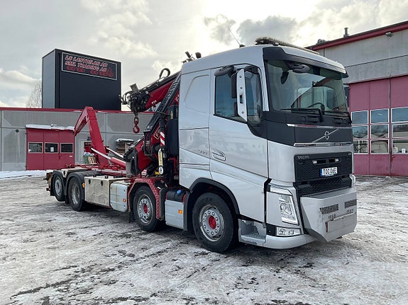 Volvo FH Kranväxlare 8x2  Stor kran med jibb