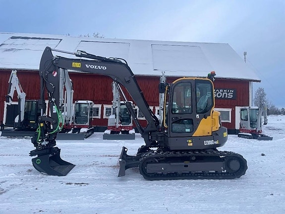 Volvo ECR88D Steelwrist X12 Grip C-Smörj NY