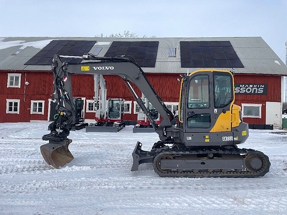 Volvo ECR88D Pro Steelwrist X12 C-Smörj 3st skopor