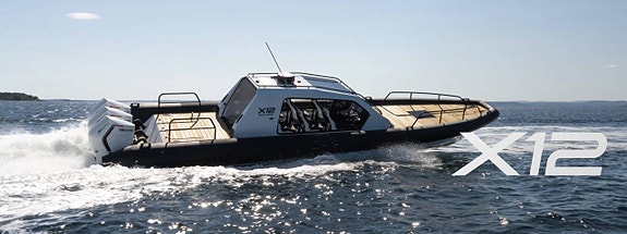 Goldfish X12 Explorer,  3x Mercury V10 400R, 80 Knop